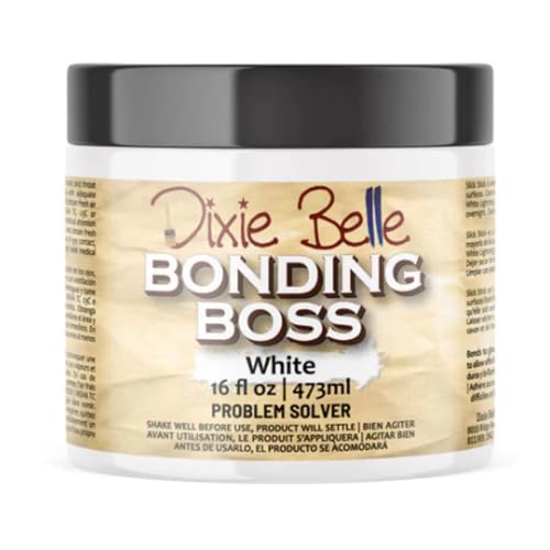 Dixie Belle Bonding BOSS Paint Primer | White | Problem Solver Paint Primer | Paint Base to Block Odor, Stains, Bleed Through | Made in the USA