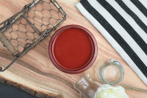 Dixie Belle Paint Company Chalk Finish Furniture Paint | Rustic Red (4fl oz) | Matte Brick Red Chic Chalk Mineral Paint | DIY Furniture Paint | Made in the USA