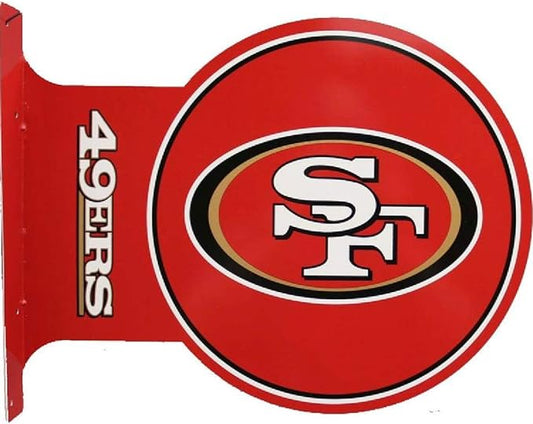 SYFF11 San Francisco 49ers Flange Sign, Red