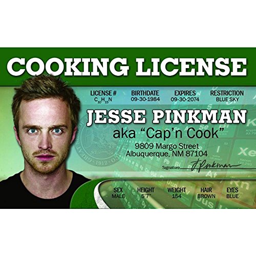 Signs 4 Fun Parody ID | Jesse Pinkman Driver’s License | Fake ID Novelty Card | Collectible Trading Card Driver’s License | Novelty Gift for Holidays | Made in the USA