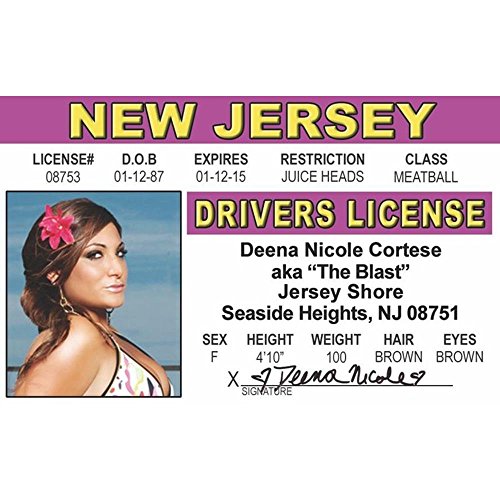 Signs 4 Fun Parody Driver’s License | Deena-Blast ID | Fake ID Novelty Card | Collectible Trading Card Driver’s License | Novelty Gift for Holidays | Made in the USA