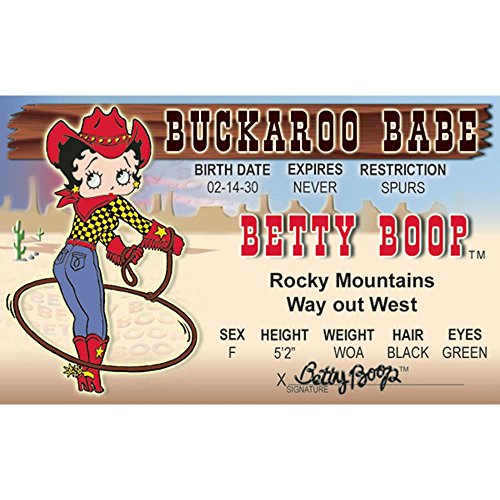 Signs 4 Fun Parody ID | Betty Cowgirl Driver’s License | Fake ID Novelty Card | Collectible Trading Card Driver’s License | Novelty Gift for Holidays | Made in The USA