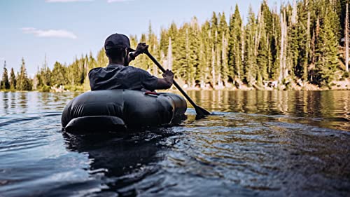 Uncharted Supply Co. Rapid Raft 1.0 - Lightweight Inflatable Pack Raft for Survival, Emergency Prepardness, Fishing, and Camping - Burnt Orange