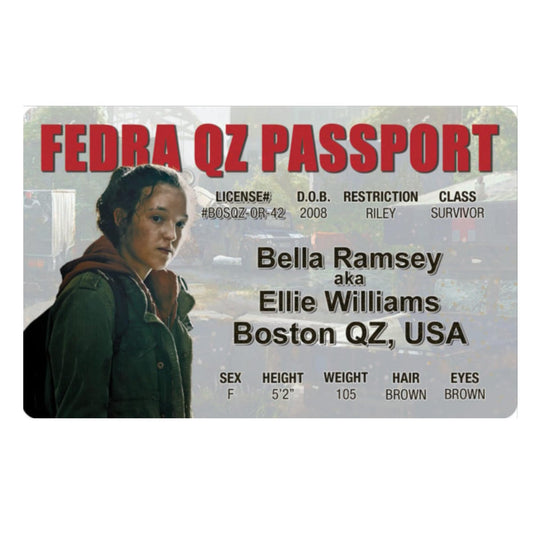 Signs 4 Fun Parody Driver’s License | Ellie Williams ID | Fake ID Novelty Card | Collectible Trading Card Driver’s License | Novelty Gift for Holidays | Made in the USA