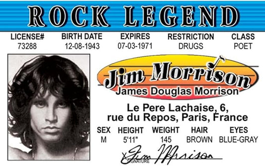 Signs 4 Fun Parody Driver’s License | Morrison ID | Fake ID Novelty Card | Collectible Trading Card Driver’s License | Novelty Gift for Holidays | Made in The USA