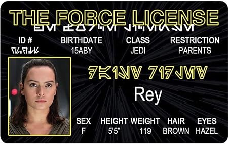 The Force-Rey ID, Black