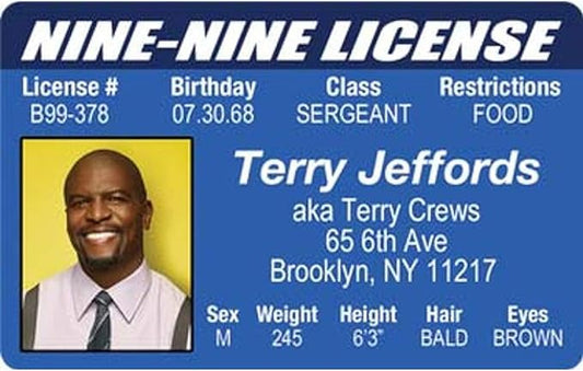 Signs 4 Fun Parody ID | T Jeffords ID | Fake ID Novelty Card | Collectible Trading Card Driver’s License | Novelty Gift for Holidays | Made in The USA