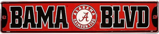 SSCAL Alabama Bama BLVD, Street Sign - Made in the USA