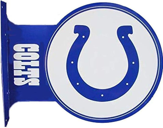 SYFF23 Indianapolis Colts Flange Sign, Blue