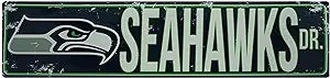 SSNFL12 Seattle Seahawks Street Sign, Green