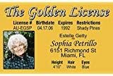 Parody ID | Golden Girls - Sophia ID | Fake ID Novelty Card | Collectible Trading Card Driver’s License | Novelty Gift for Holidays | Made in The USA